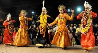 नृसिंह नृत्य मञ्चनः  लामो नाच दुई दिनमै सम्पन्न