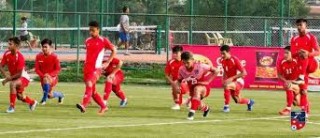 नौ महिनापछि नेपाली फुटबल टोली बन्द प्रशिक्षणमा