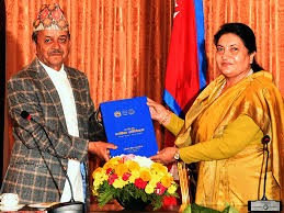 राष्ट्रपतिसमक्ष लोकसेवा आयोगको प्रतिवेदन पेश