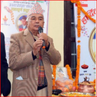 लोकतन्त्र र संविधानको रक्षाका लागि एक होऔँ : वरिष्ठ नेता पौडेल
