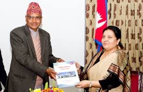 राष्ट्रपतिसमक्ष निर्वाचन आयोगको वार्षिक प्रतिवेदन पेश