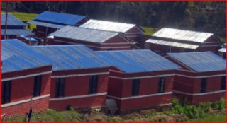 नमूना बस्तीको घर लक्षित परिवारलाई