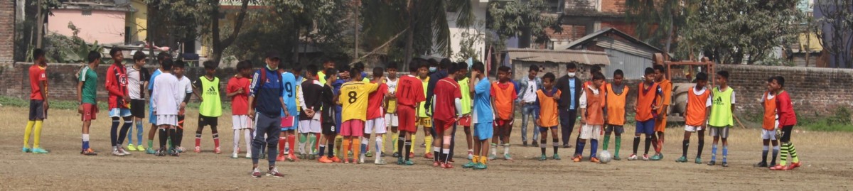 १३ वर्षमुनिका खेलाडी छनोट गर्दै एन्फा