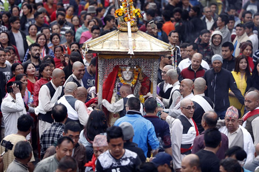 आज सेतो मच्छेन्द्रनाथको रथयात्रा शुरु 