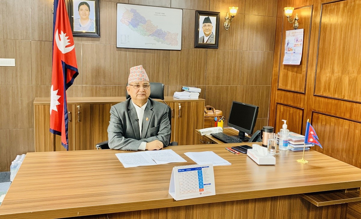 कोरोनाविरुद्धको खोप छिटो उपलब्ध गराइदिन राष्ट्रसंघलाई उपप्रधानमन्त्री पोखरेलको आग्रह