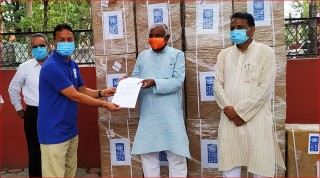 युएनडिपीद्धारा प्रदेश २ सरकारलाई अक्सिजन कन्सन्ट्रेटर सहयोग 