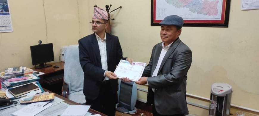 माधव पक्षीय युवाद्धारा नयाँ पार्टी दर्ता, चुनाव चिह्न कलम