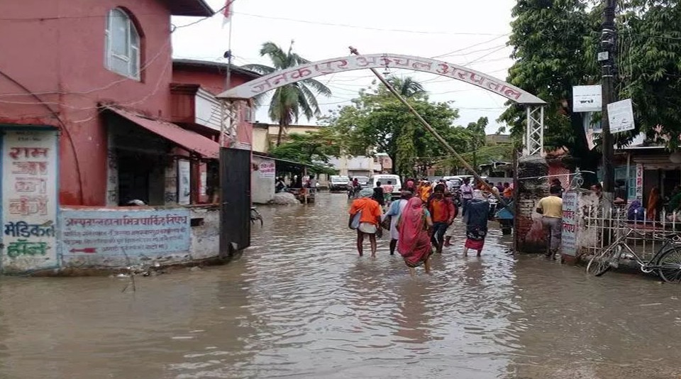जनकपुरका अधिकांश स्थान डुबानमा