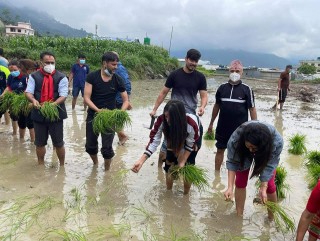 खेलकुद महासंघद्धारा 'आत्मनिर्भरताका लागि खेलाडी खेतमा दुई दिन' अभियान शुरु 