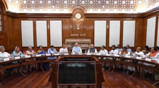 भारतको मन्त्रीपरिषद बैठक भौतिक रुपमा एक बर्षपछि