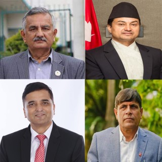 एमाले नेताहरु पाण्डे, विष्ट, भट्टराई र भुषालले देउवालाई विश्वासको मत नदिने