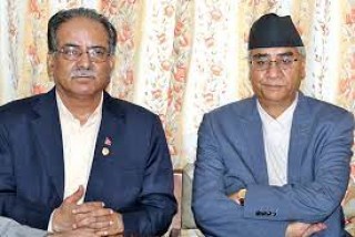 प्रधानमन्त्री देउवा र अध्यक्ष दाहालबीच भेटवार्ता