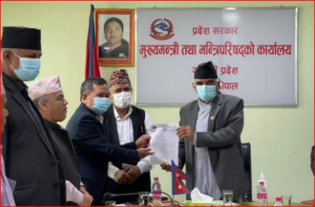 मुख्यमन्त्रीलाई एमालेको ध्यानाकर्षण