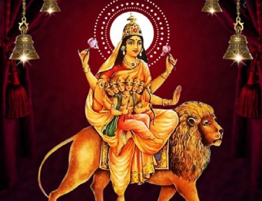 नवरात्रको पाँचौँ दिन आज स्कन्दमाताको विधिपूर्वक पूजा आराधना गरिँदै