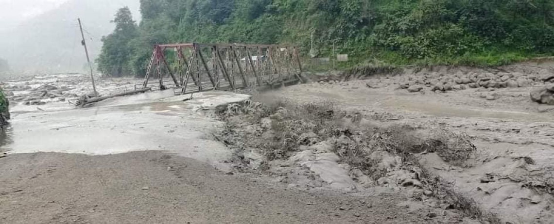 चनौटेमा बेलिब्रिज निर्माण सुरु