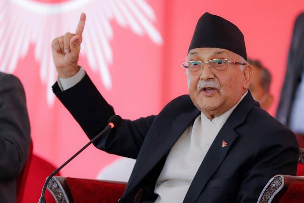 एमालेले विचार, व्यवहार र आचारणको हिसाबले देशलाई मार्गदर्शन गर्छः अध्यक्ष ओली