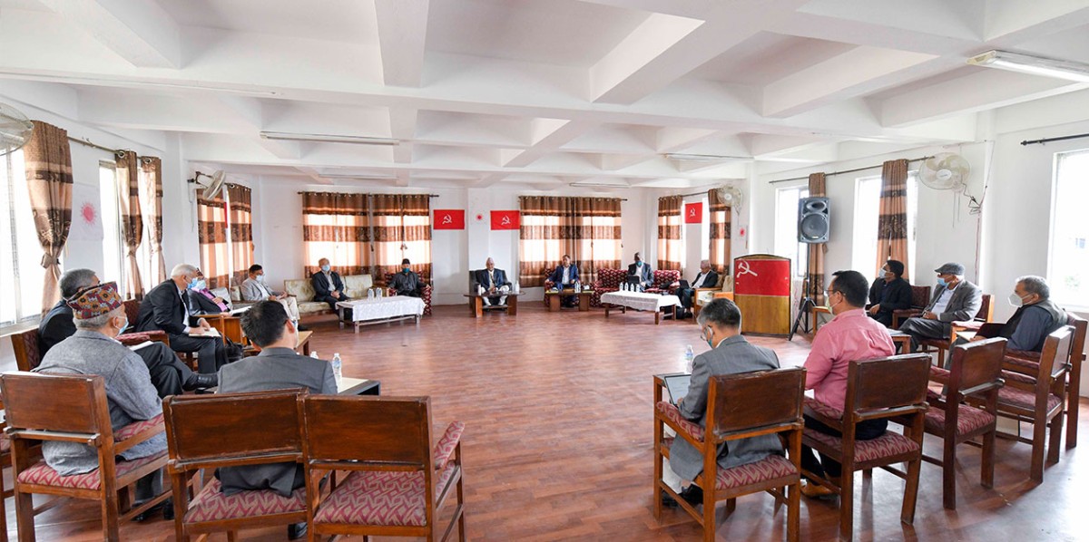 एमाले स्थायी कमिटी बैठक ११ बजे बस्दै