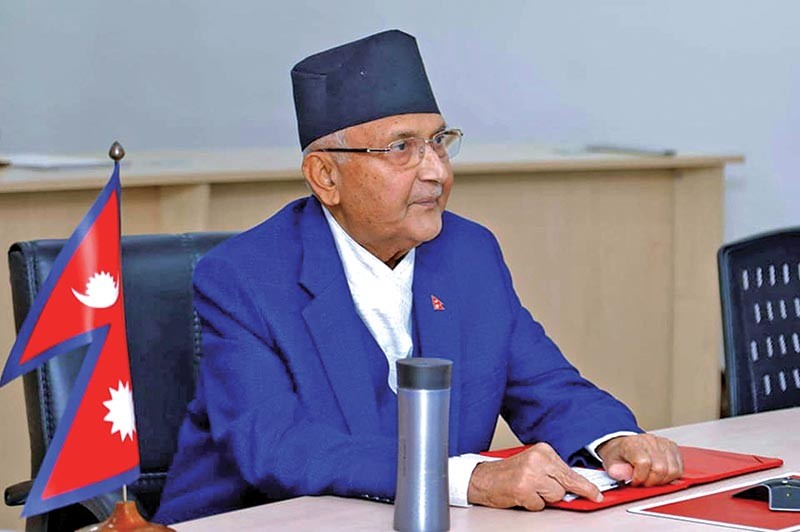 एमाले अध्यक्ष ओलीले आज पदबहाली गर्दै