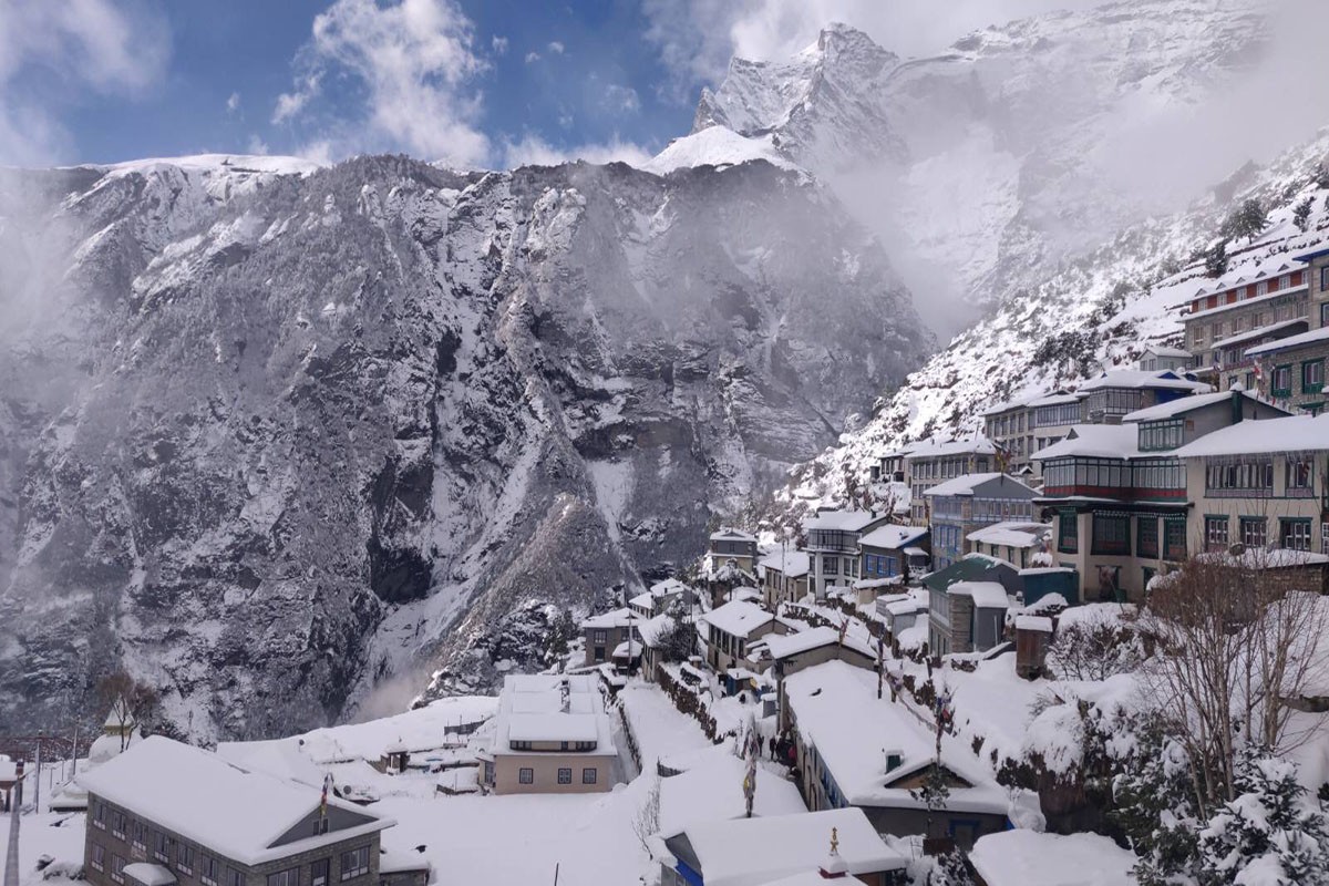 वर्षकै चिसो दिन आज, काठमाडौंको तापक्रम ३.२ डिग्री सेल्सियस