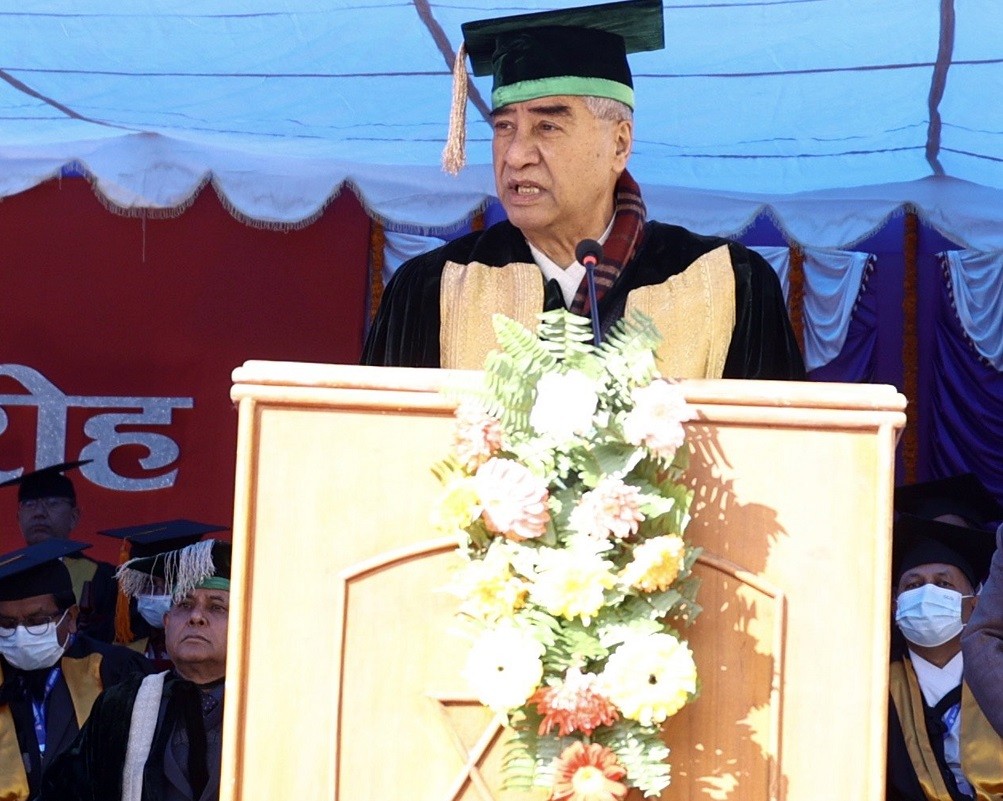 उच्च शिक्षामा आर्थिक हैसियत भएकाको मात्रै पहुँच हुनुहुँदैन : प्रधानमन्त्री देउवा