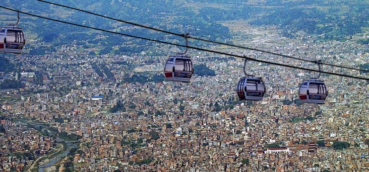 काठमाडौंमा यात्रु ओसार्ने केबलकार चलाउने फ्रान्सको इच्छा