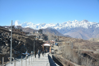 मुक्तिनाथ मन्दिर जान सिढी निर्माण