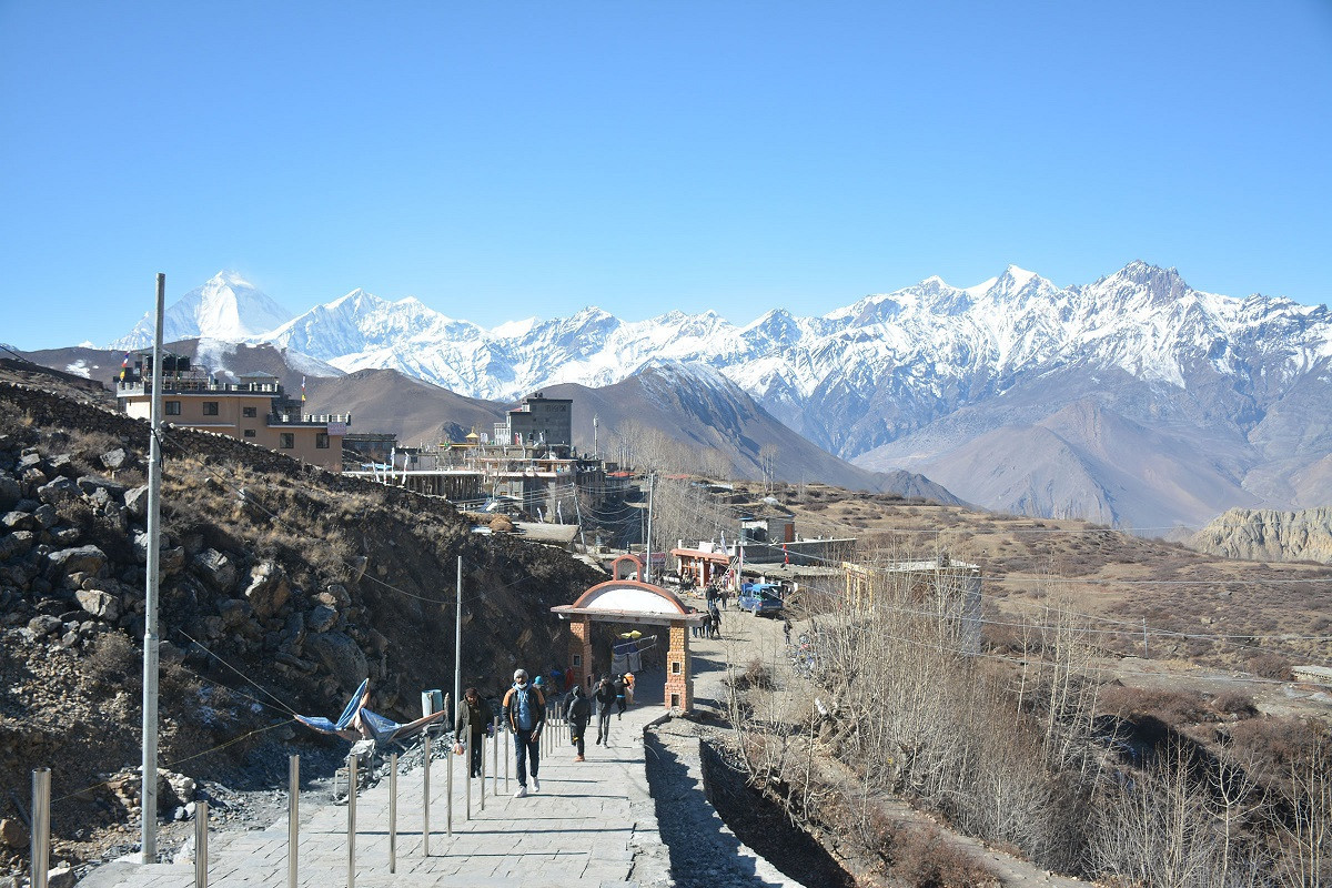 मुक्तिनाथ मन्दिर जान सिढी निर्माण