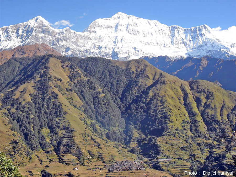 म्याग्दीको हिमपहिरो गएको ठाउँ पुगेर फर्कियो सेनाको टोली