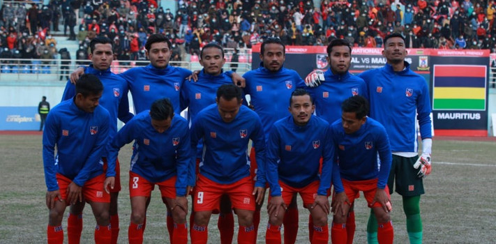 मोरिसससँग दोस्रो खेल खेल्दै नेपाल 