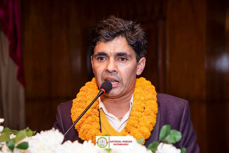 नेशनल प्याब्सन सचिवका लागि विष्णु पराजुलीद्धारा उम्मेदवारी घोषणा