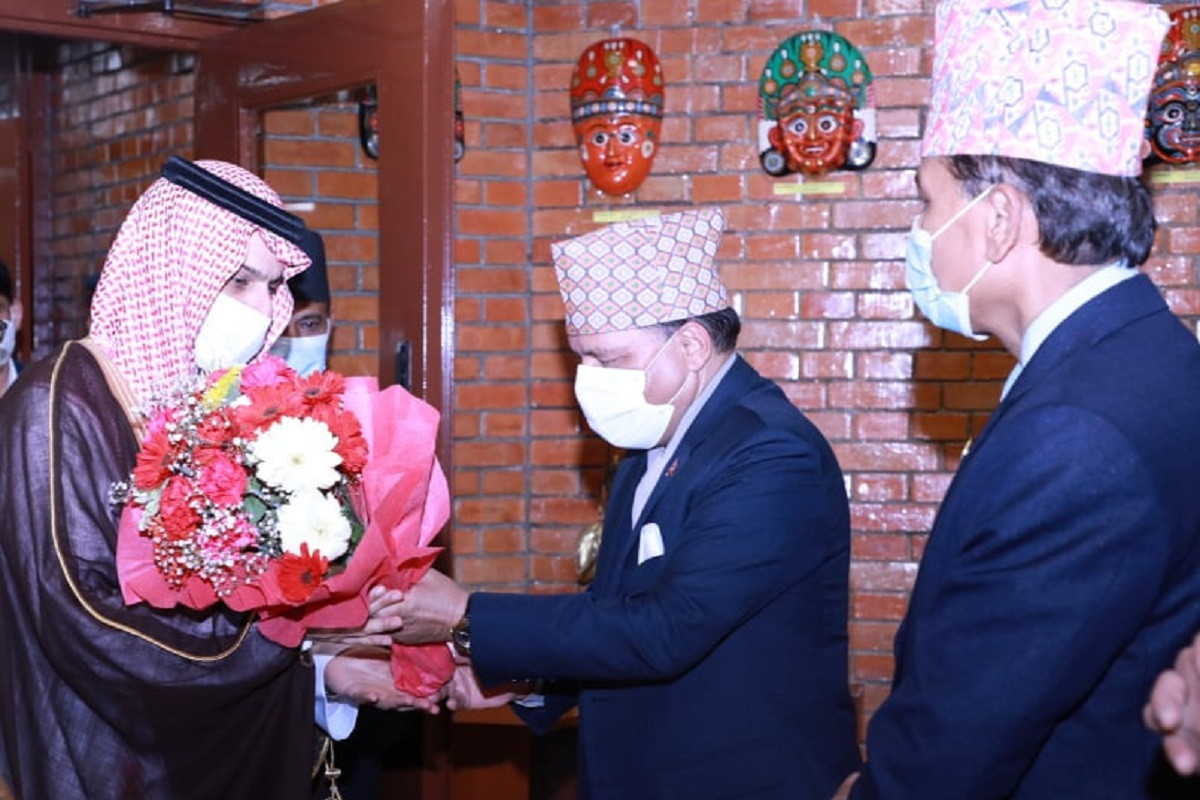 साउदी राजकुमार राजधानीमा, आज द्विपक्षीय वार्ता