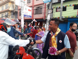 काठमाडौं ३१ मा एमाले अध्यक्षका उमेदवारको मत ३ हजार नजिक, मतान्तरनै १ हजार नाघ्यो