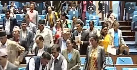 प्रमुख प्रतिपक्षद्वारा प्रतिनिधिसभाको बैठक बहिष्कार
