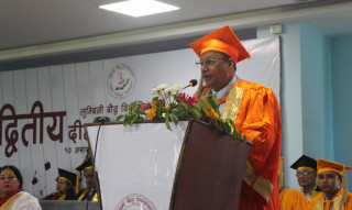 शिक्षामा गरेको लगानीलाई मुलुकको विकासमा जोड्नुपर्छ : मन्त्री पौडेल