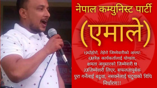 एमाले सुदृढिकरणका लागि जिम्मेवारीबाट घटुवा गर्नुपर्ने युवानेता पोखरेलको प्रस्ताव 