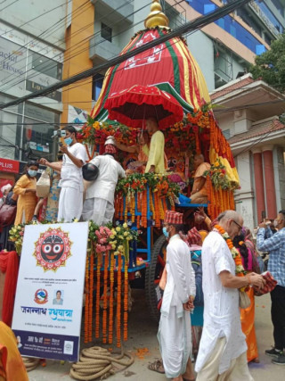 राष्ट्रपतिबाट जगन्नाथ रथयात्राको अवलोकन