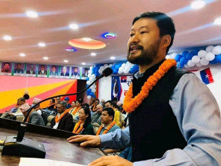 युवा संघ नेपालको महासचिवमा क्षितिज थेबे
