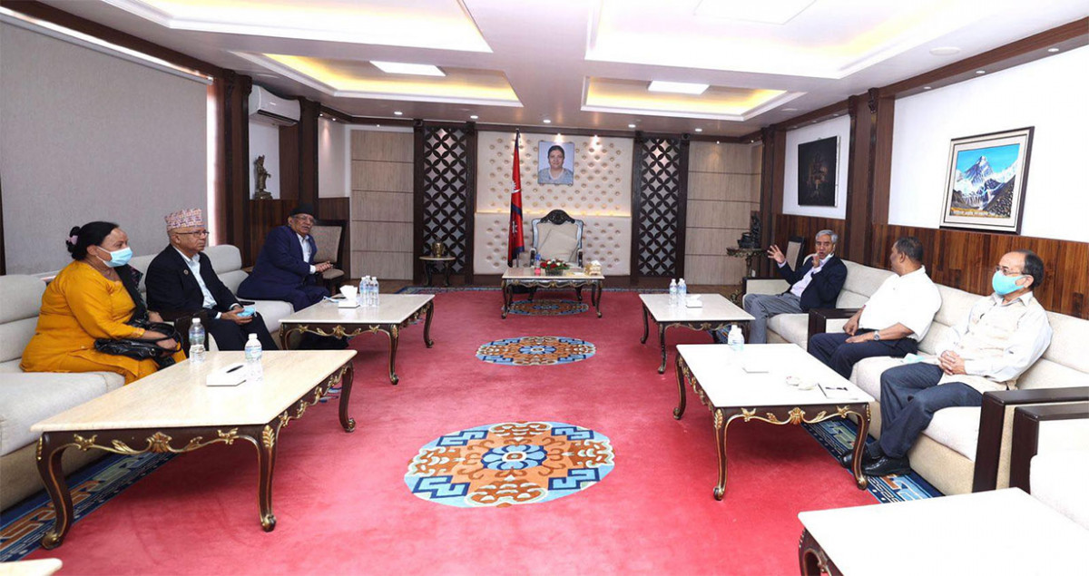 सीट बाँडफाँटबारे छलफल गर्न सत्ता गठबन्धन कार्यदलको बैठक बस्दै