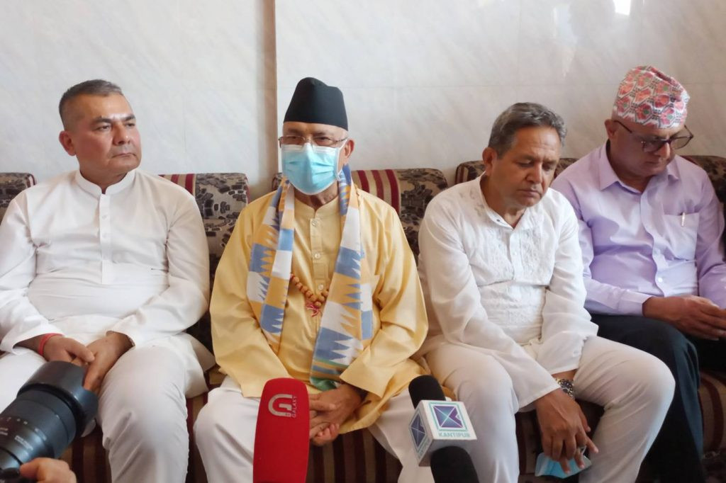 गठबन्धनको सामना गर्न एमाले तयार : अध्यक्ष ओली
