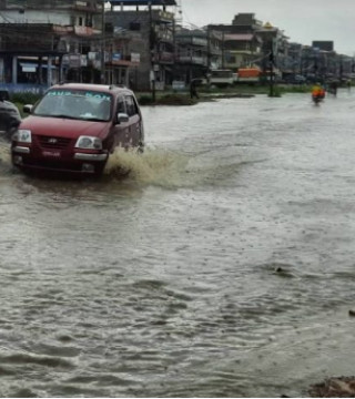 वर्षाले कावासोती जलमग्न