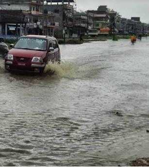 वर्षाले कावासोती जलमग्न