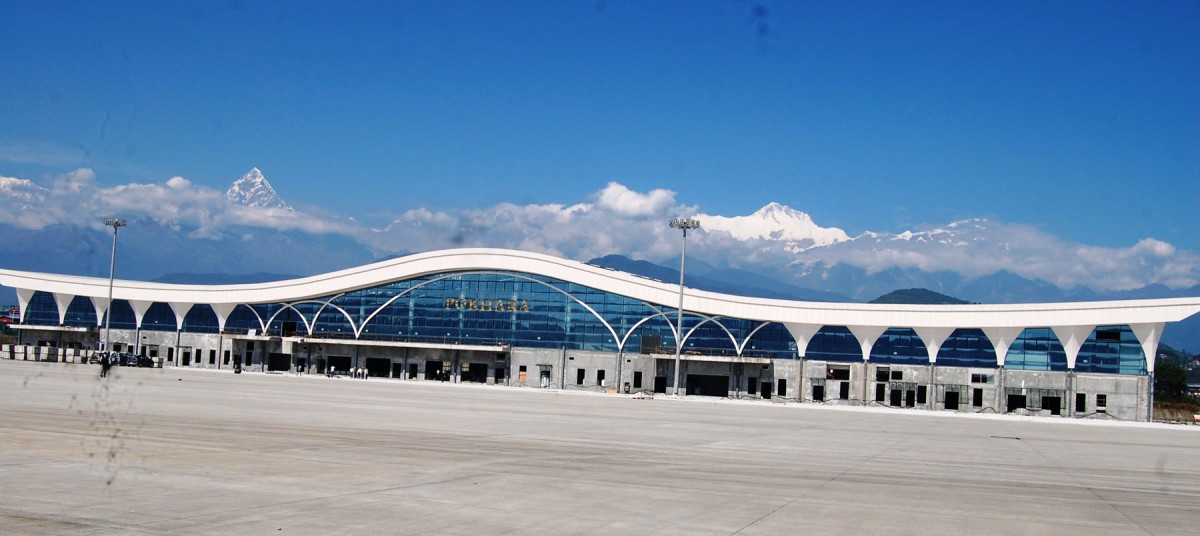 पोखरा अन्तर्राष्ट्रिय विमानस्थलमा एरो थाईको जहाजबाट यान्त्रिक उडान हुने