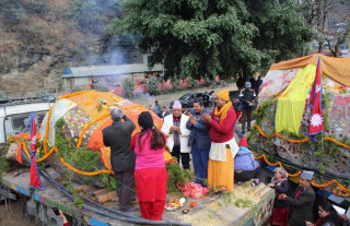 जनकपुर हुँदै अयोध्या लगिँदै कालीगण्डकीको देव शिला