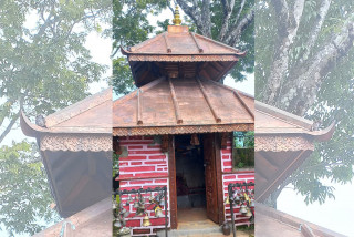 क्यामिन कालिका मन्दिरलाई उजिल्याउन कस्सिए स्थानीयवासी