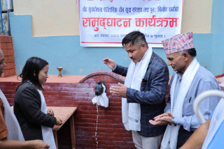 बौद्धनाथ क्षेत्र विकासद्धारा एकैपटक तीन कुवा संरक्षण तथा पुनःनिर्माण कार्य सम्पन्न