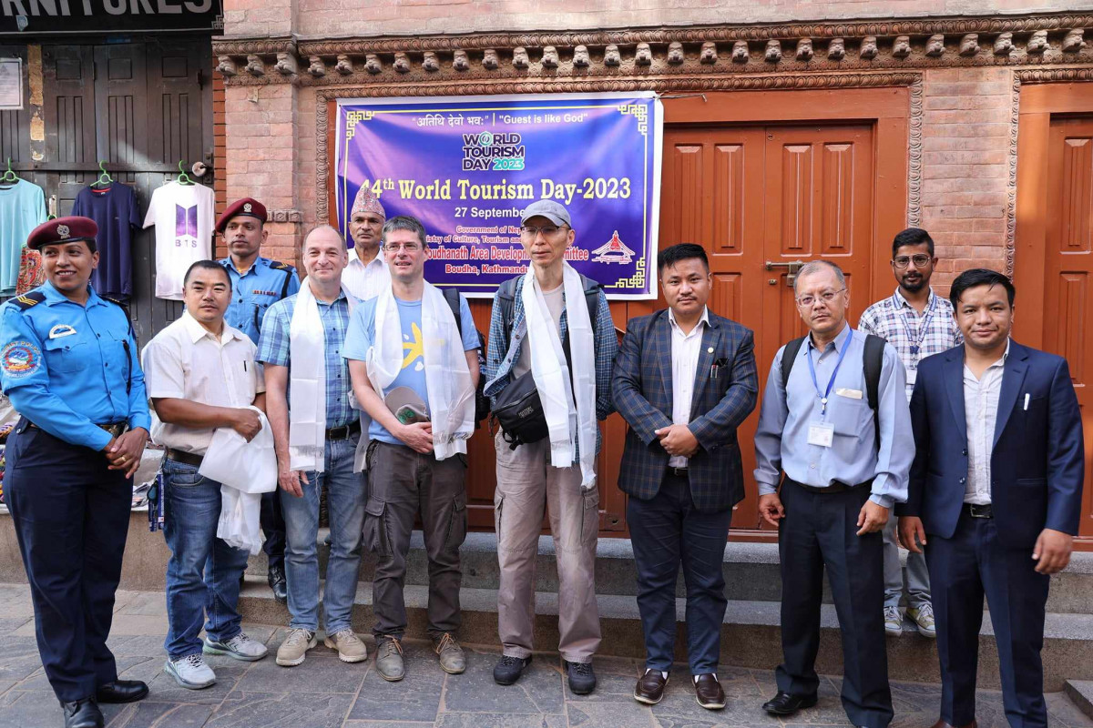 बौद्धनाथ क्षेत्र विकासद्धारा पर्यटकलाई स्वागत