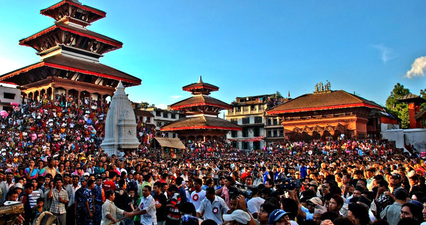आज इन्द्रजात्रा मनाईदै 