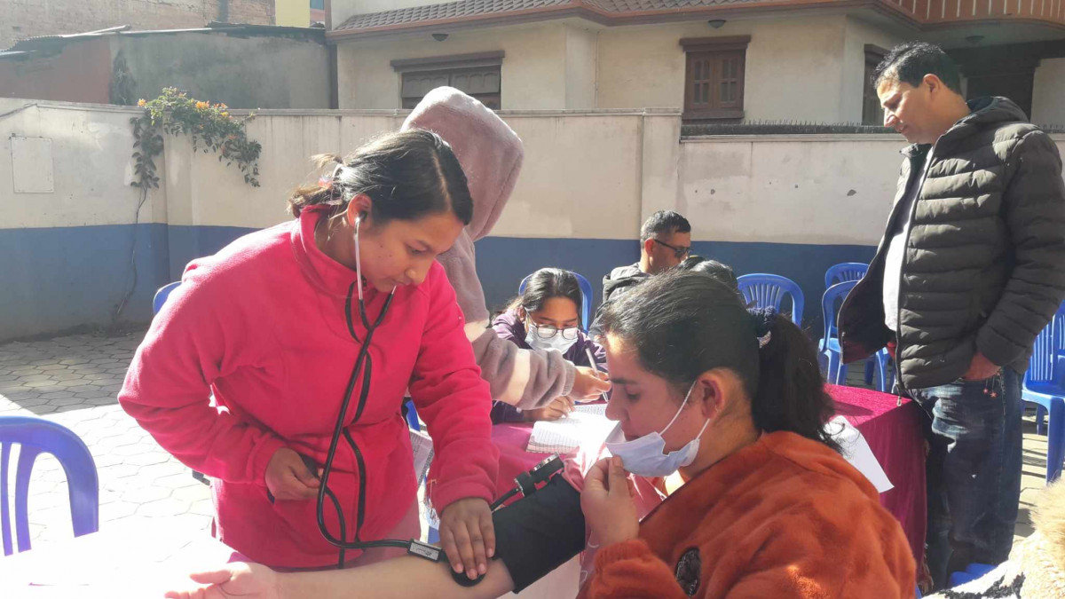 नेपाल भारत मैत्री अस्पतालमा एकदिने स्वास्थ्य शिविर सम्पन्न, स्वास्थ्य चासोमा वृद्धि