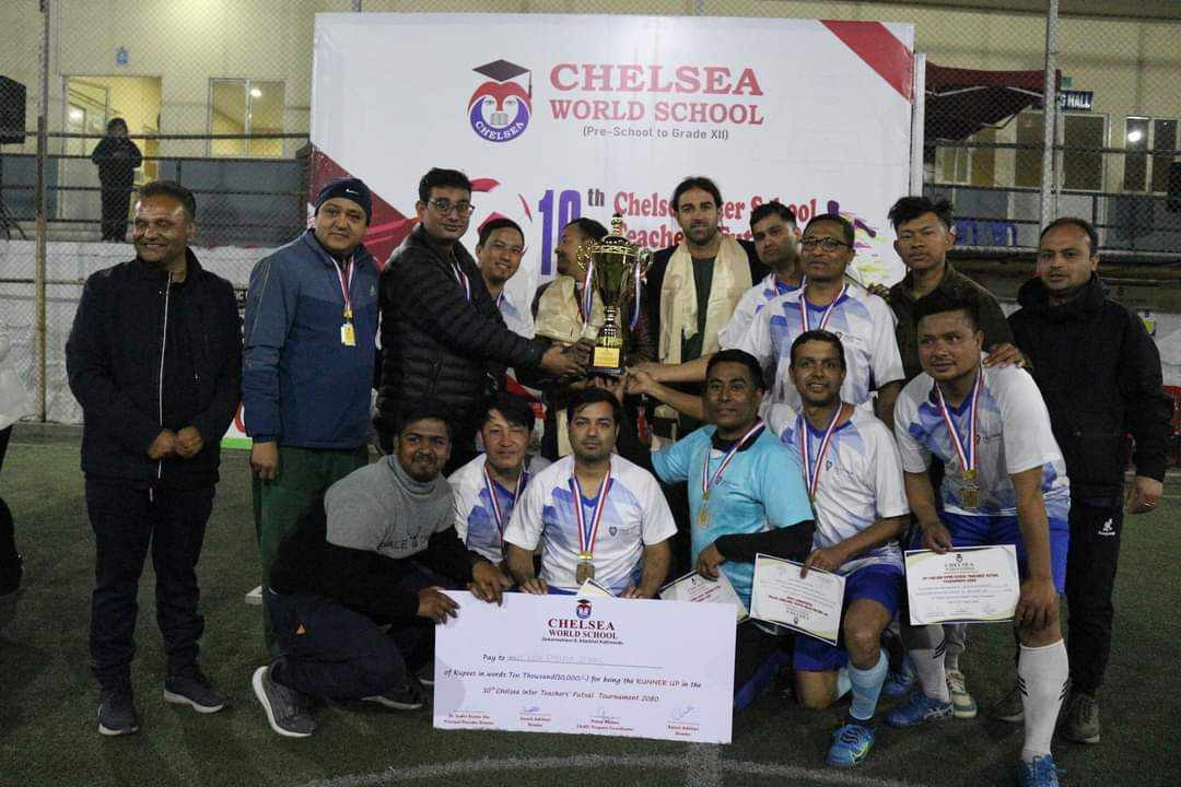 चेल्सी अन्तर स्कुल शिक्षक फुटसलको उपाधि ब्रम्ह कुञ्जलाई
