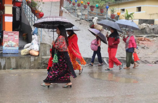 आजको मौसमः यी स्थानमा वर्षा हुने